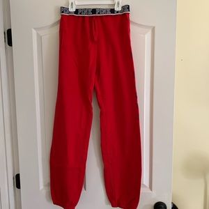 Red VS Sweatpants
